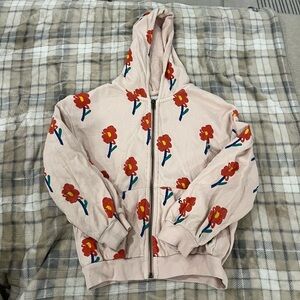 Bobo Choses Floral Pink Hoodie